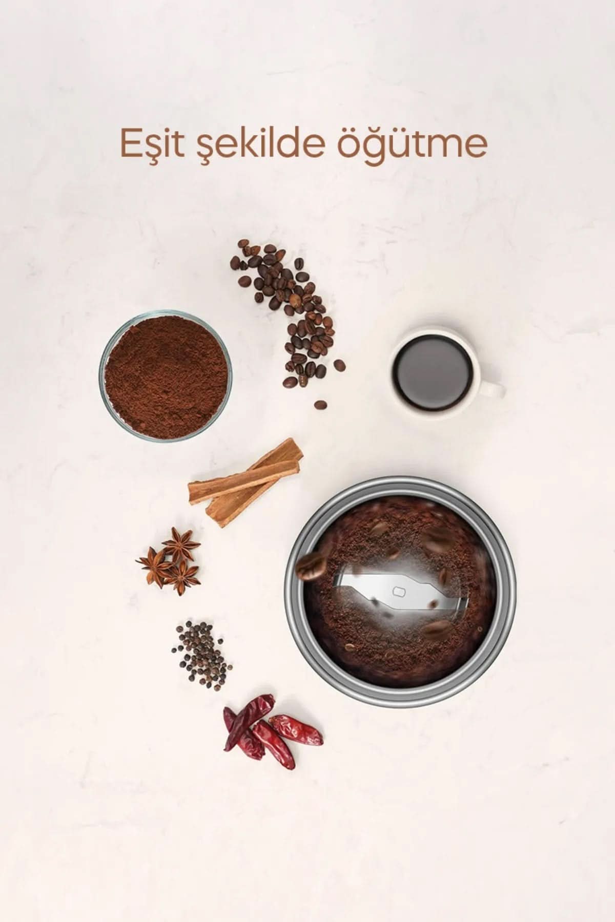 SİNBO SCM-2982 BAHARAT & KAHVE ÖĞÜTÜCÜ - dibidip