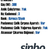 SİNBO SMX-2733 ÇİFT ÇIRPMA EL MİKSERİ - dibidip 
