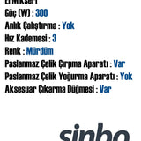 SİNBO SMX-2745 ÇİFT ÇIRPMA EL MİKSERİ - dibidip 