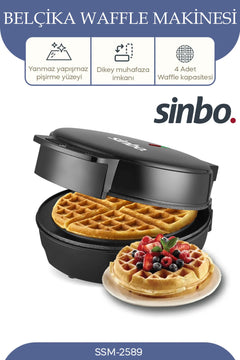 SİNBO SSM-2589 WAFFLE MAKİNESİ - dibidip