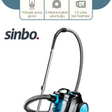 SİNBO SVC-8604 ELEKTRİKLİ SÜPÜRGE - dibidip 