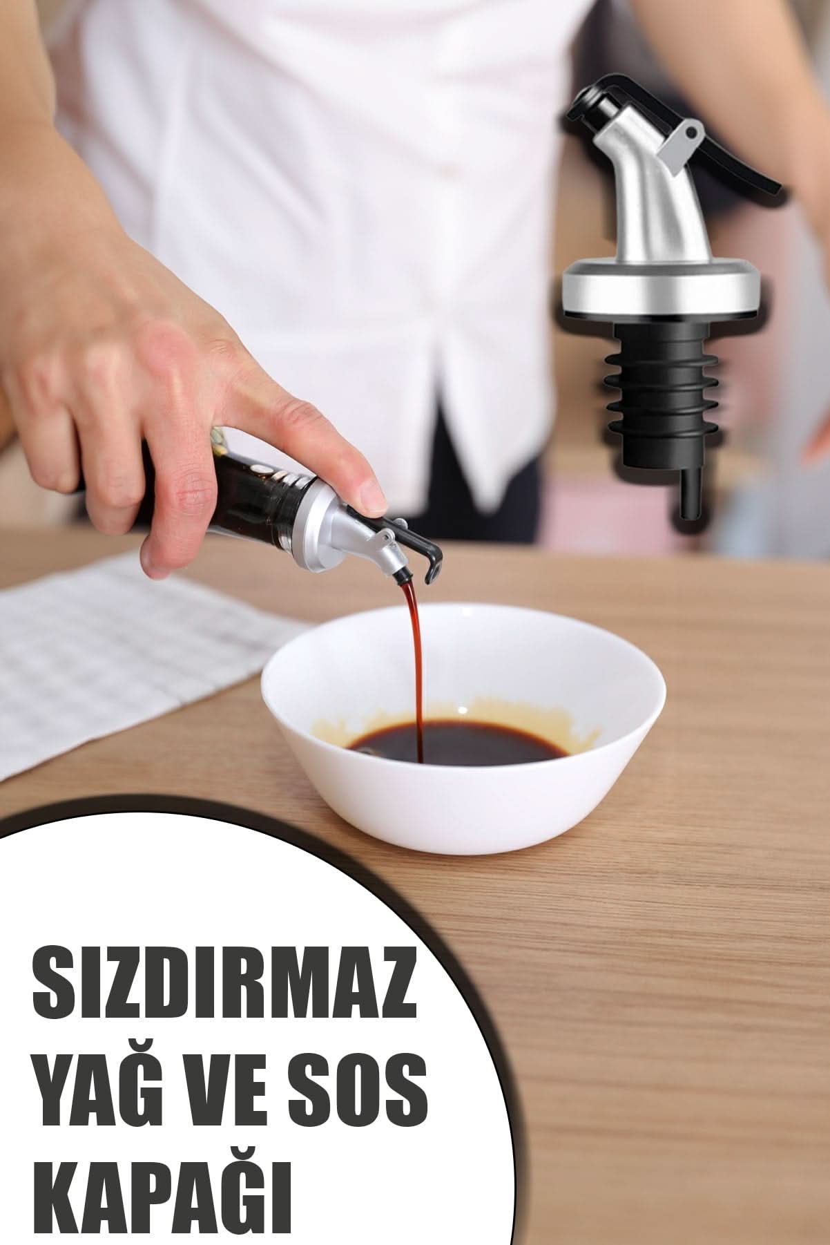 🍾SIZDIRMAZ YAĞ & SOS KAPAĞI - dibidip