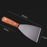 YAKUT EĞİK AĞIZLI METAL SPATULA