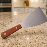 YAKUT EĞİK AĞIZLI METAL SPATULA