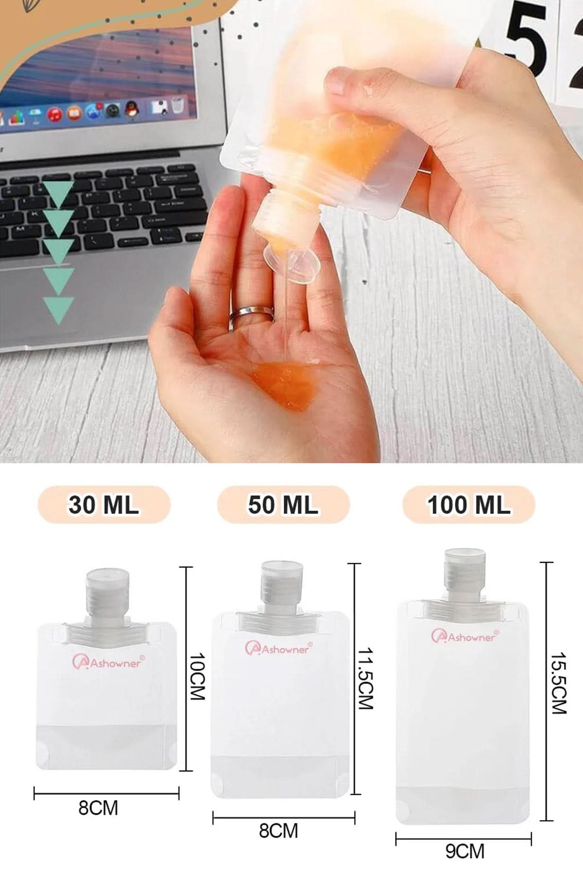 🧴TAŞINABİLİR SEYAHAT SETİ - dibidip 