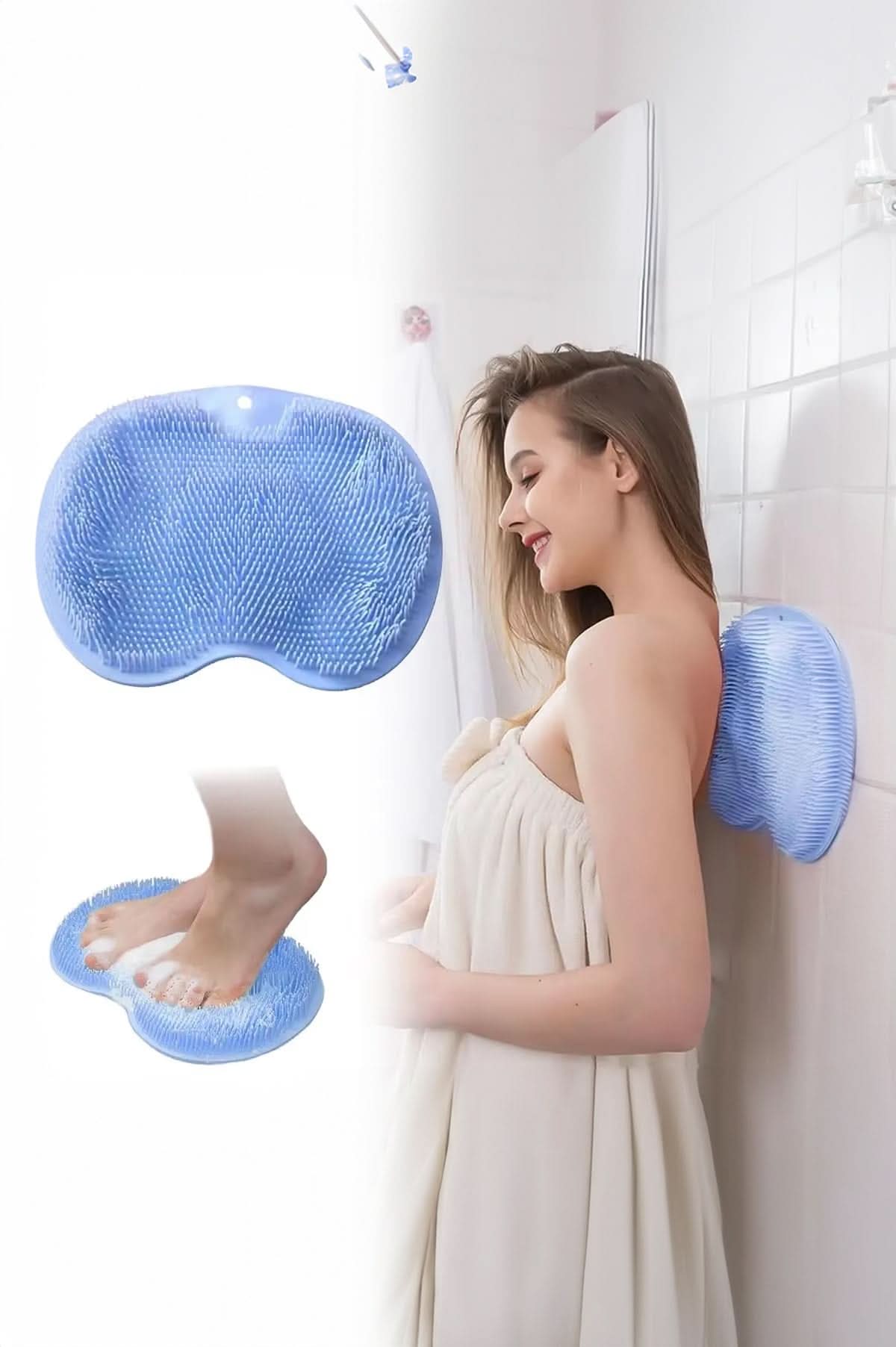 🛁 VANTUZLU SİLİKON BANYO FIRÇASI - dibidip 