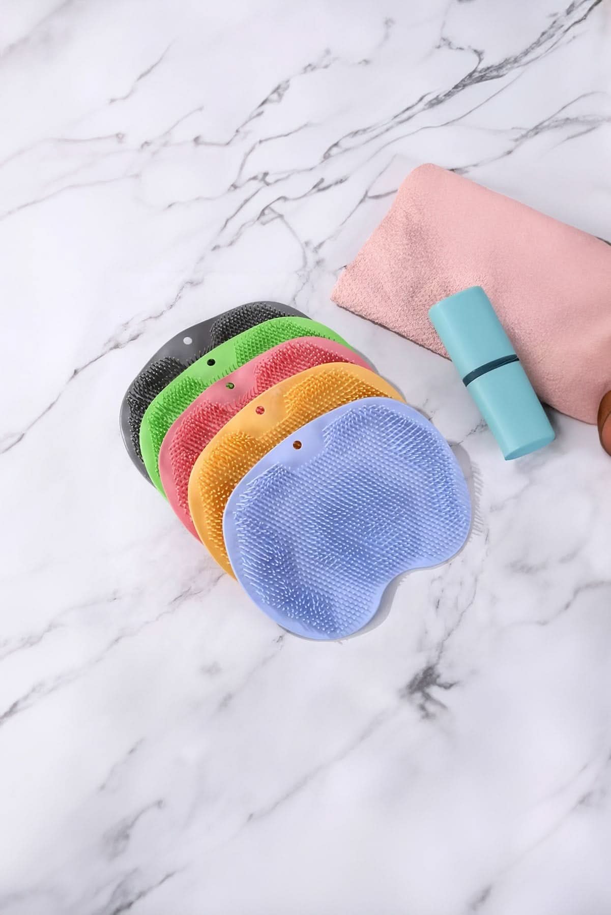 🛁 VANTUZLU SİLİKON BANYO FIRÇASI - dibidip 