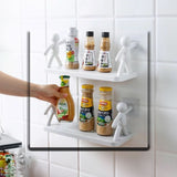 🎯YAPIŞKANLI DUVAR ORGANİZER İNSAN RAF - dibidip 