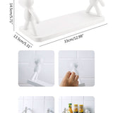 🎯YAPIŞKANLI DUVAR ORGANİZER İNSAN RAF - dibidip 