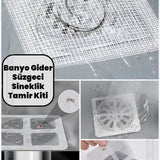 🧲 YAPIŞKANLI GİDER SÜZGEÇ BANDI - dibidip 