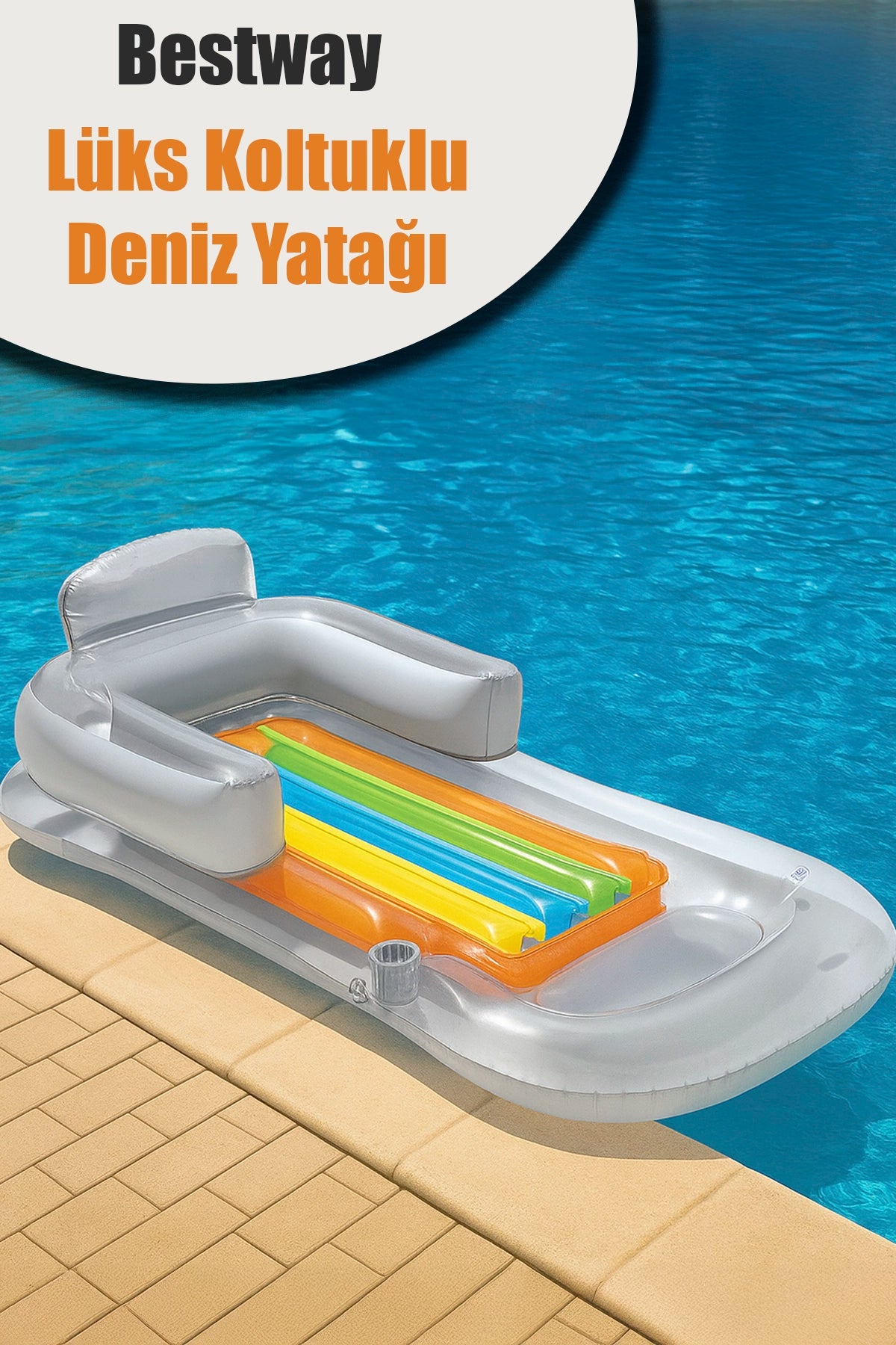 BESTWAY 43028 LÜKS KOLTUKLU DENİZ YATAĞI - dibidip 
