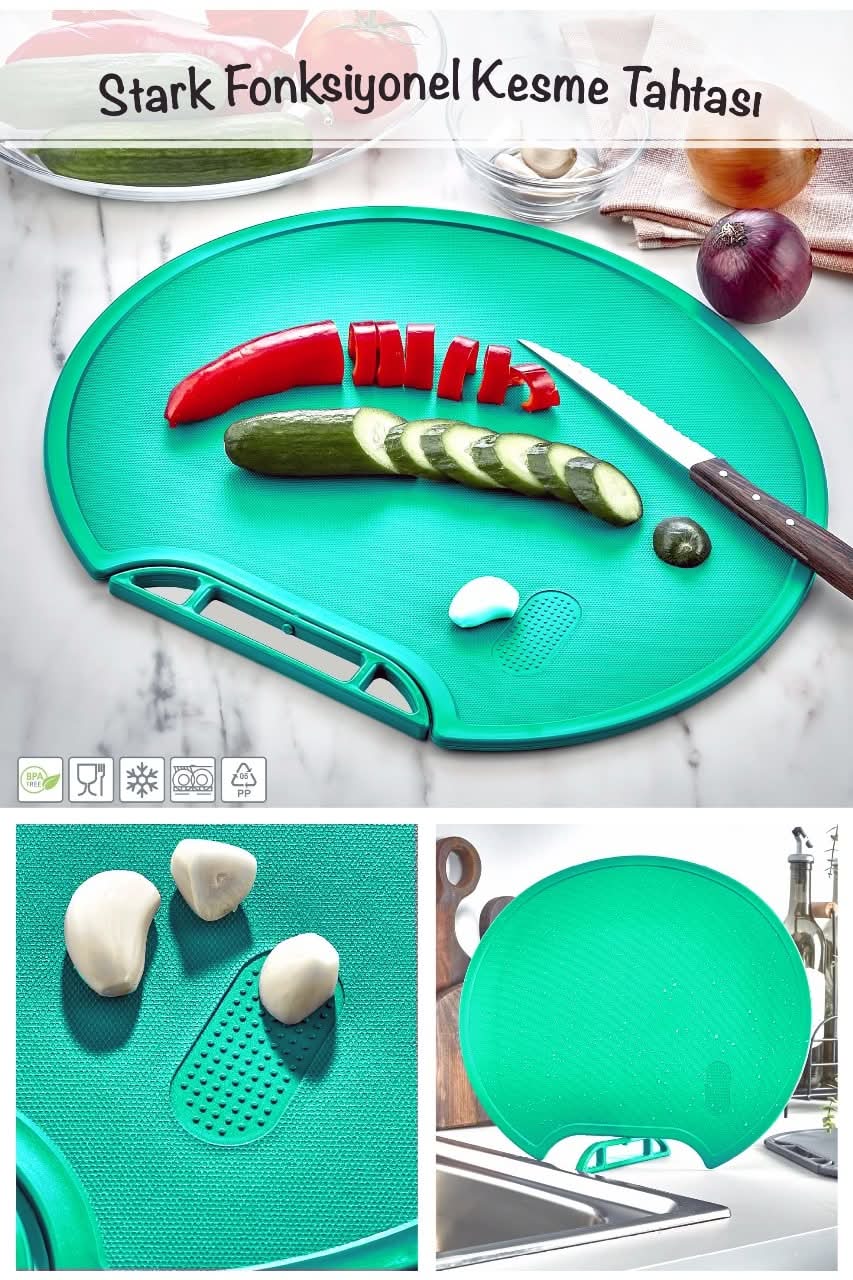 🍽️YUVARLAK KESİM TAHTASI - dibidip